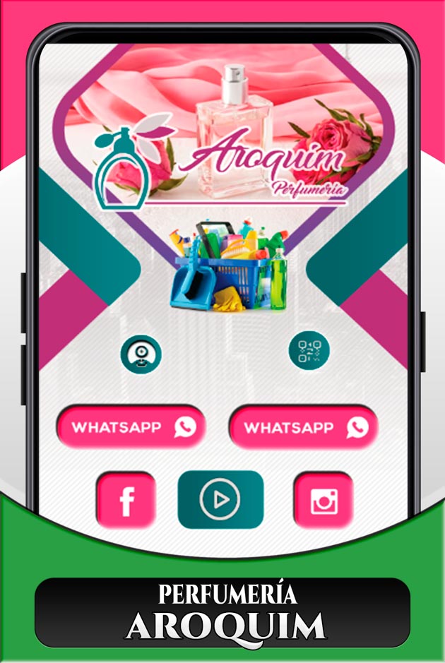 AROQUIM Perfumería - Tarjeta Digital RCM